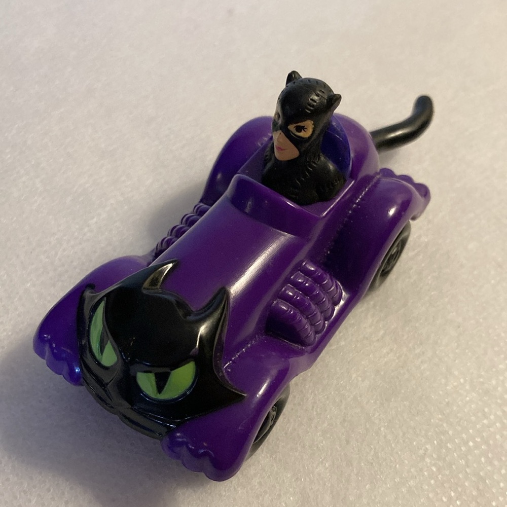 Vintage 1991 DC Comics Cat Woman Car Action Figure McDonald's Happy Meal Toy